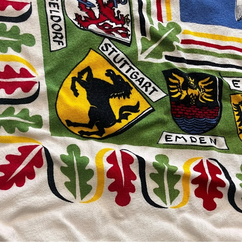 German souvenir 50’s/60’s novelty tablecloth